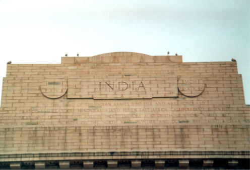 Indiagate - Inschrift